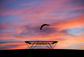 trampoline sky